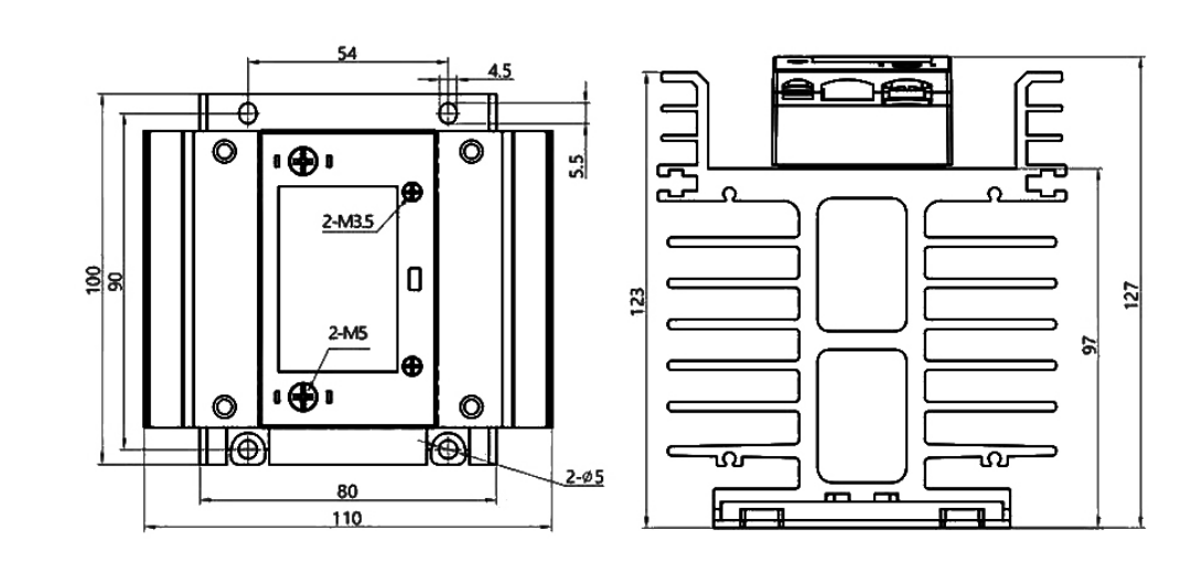 CAG6 250F 4尺寸