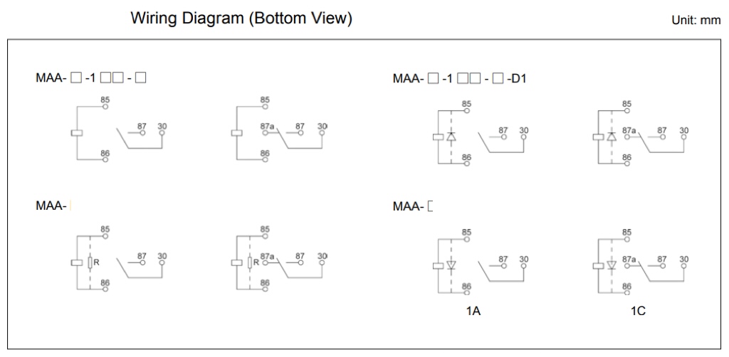 MAA-S WIRING